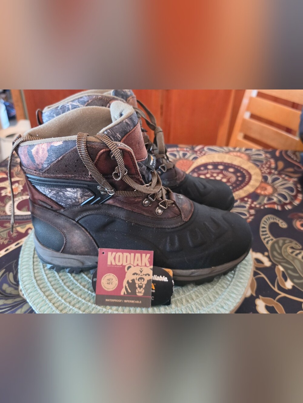 Kodiak Men's Emerson Waterproof Winter Pac Boots Size 13
